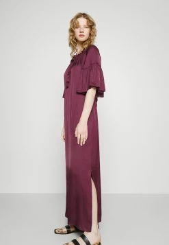 MAX & Co. MAX&Co.ARGENTO - Maxiklänning - Wine -MAX & Co. Kläder Försäljning 2573fc66b84f45979b39a578de1d3cc2