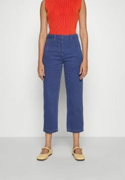 MAX & Co. MAX&Co.LILIALE - Tygbyxor - Navy Blue