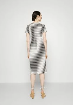 MAX & Co. MAX&Co.LUSTRINO - Stickad Klänning - Avorio/blu -MAX & Co. Kläder Försäljning 514f76e977b64020869a0972c653388a