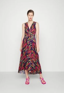 MAX & Co. MAX&Co.CRUNA - Cocktailklänning - Nero/sfumata Plisse