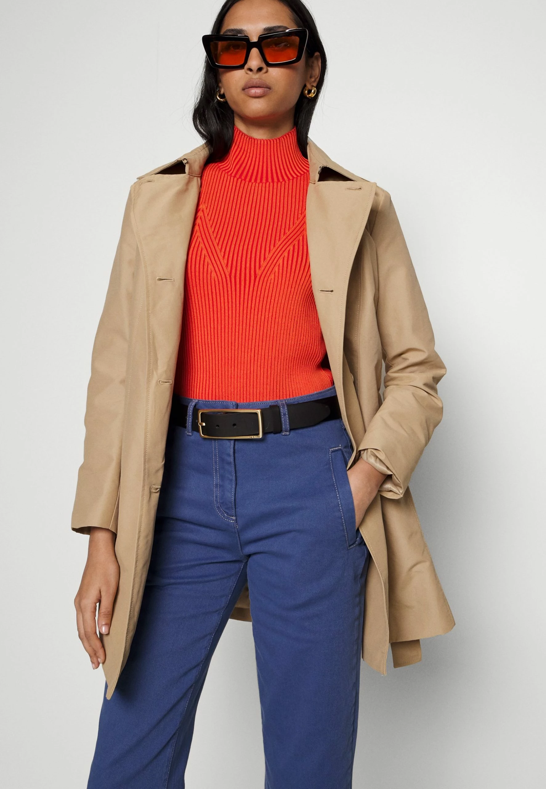 MAX & Co. MAX&Co.LILIALE - Tygbyxor - Navy Blue 4 MAX & Co. MAX&Co.LILIALE - Tygbyxor - Navy Blue - Bild 4