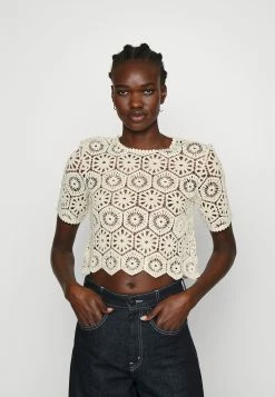 MAX & Co. MAX&Co.AMBITO - T-shirt Med Print - Ecru